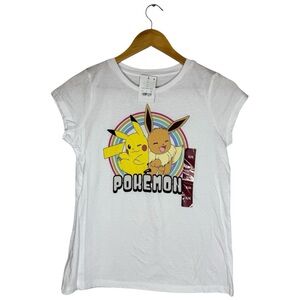 New Pokemon Kids White T-Shirt XL
